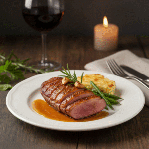 Magret de Canard au Miel et Romarin